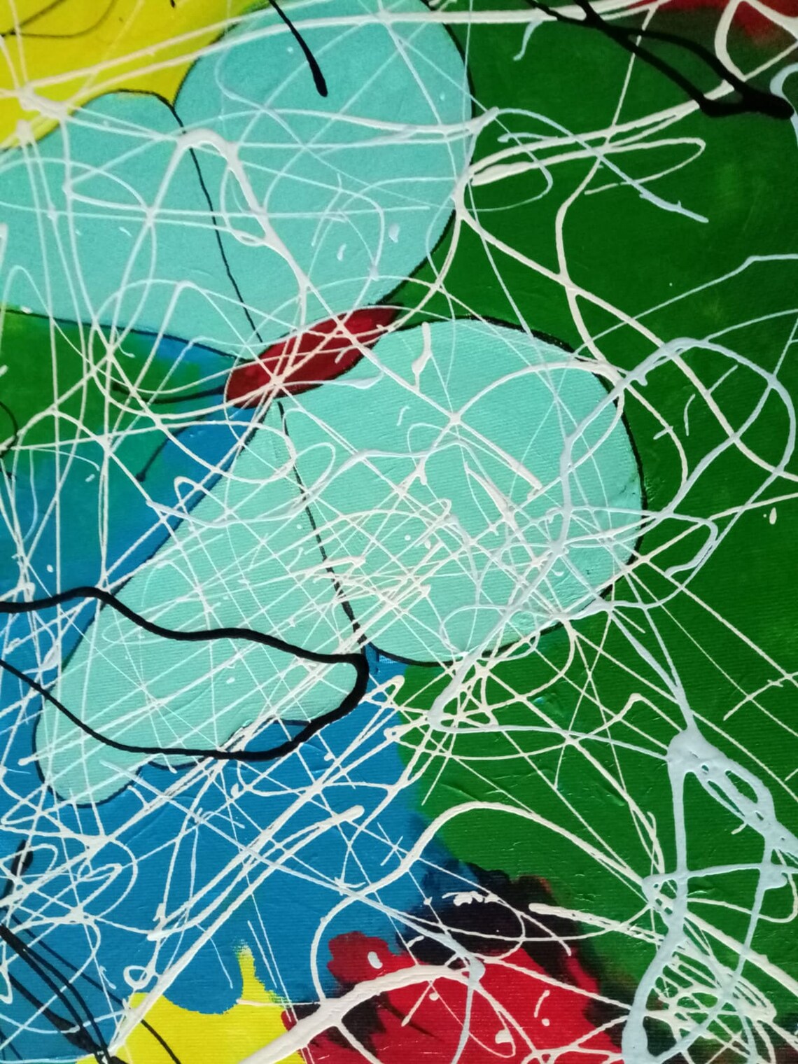 Butterfly Abstract Modern Art Print, Colorful Decor - Image 2