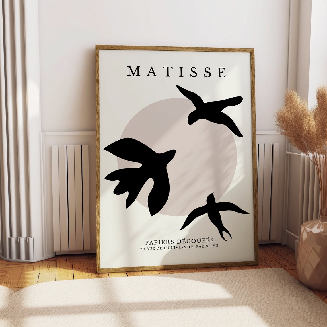 Matisse Black Swallows Papiers Decoupes Paris Exhibition Poster - Image 3