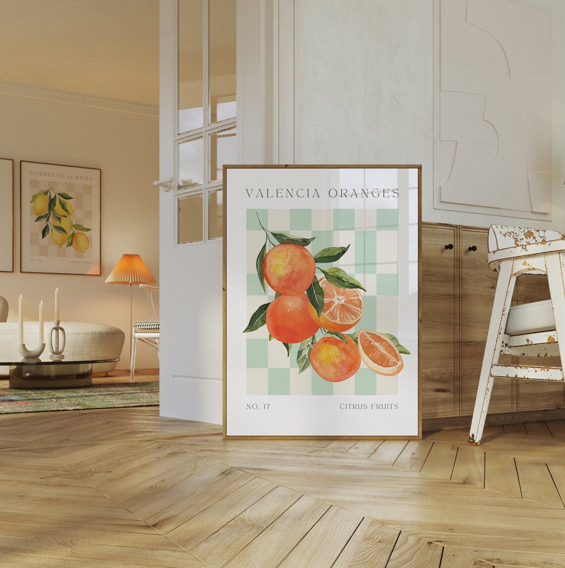 Fruit Market Orange Fruit Poster, Kitchen Wall Art - Image 4