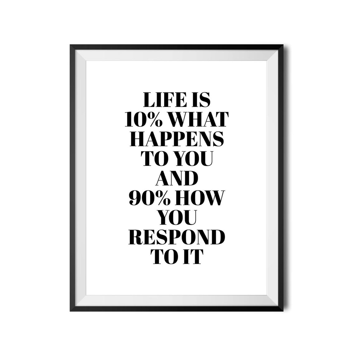 Inspirational Life Quote Print Motivational Wall Art Typography Sign Positive Affirmation Life Lesson Home Decor Instant - Image 4