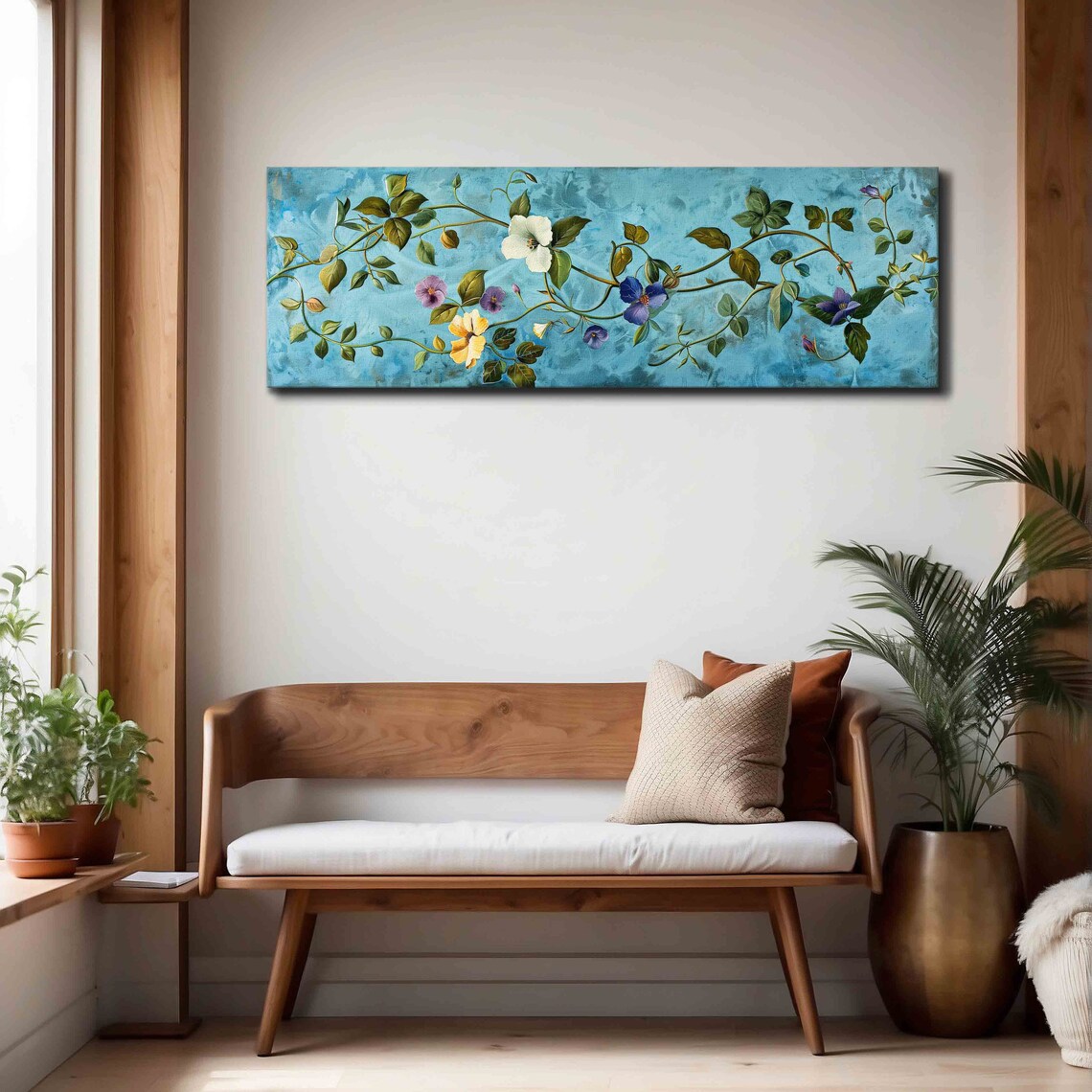 Vintage Floral Botanical Art Print, Minimalist Style - Image 4