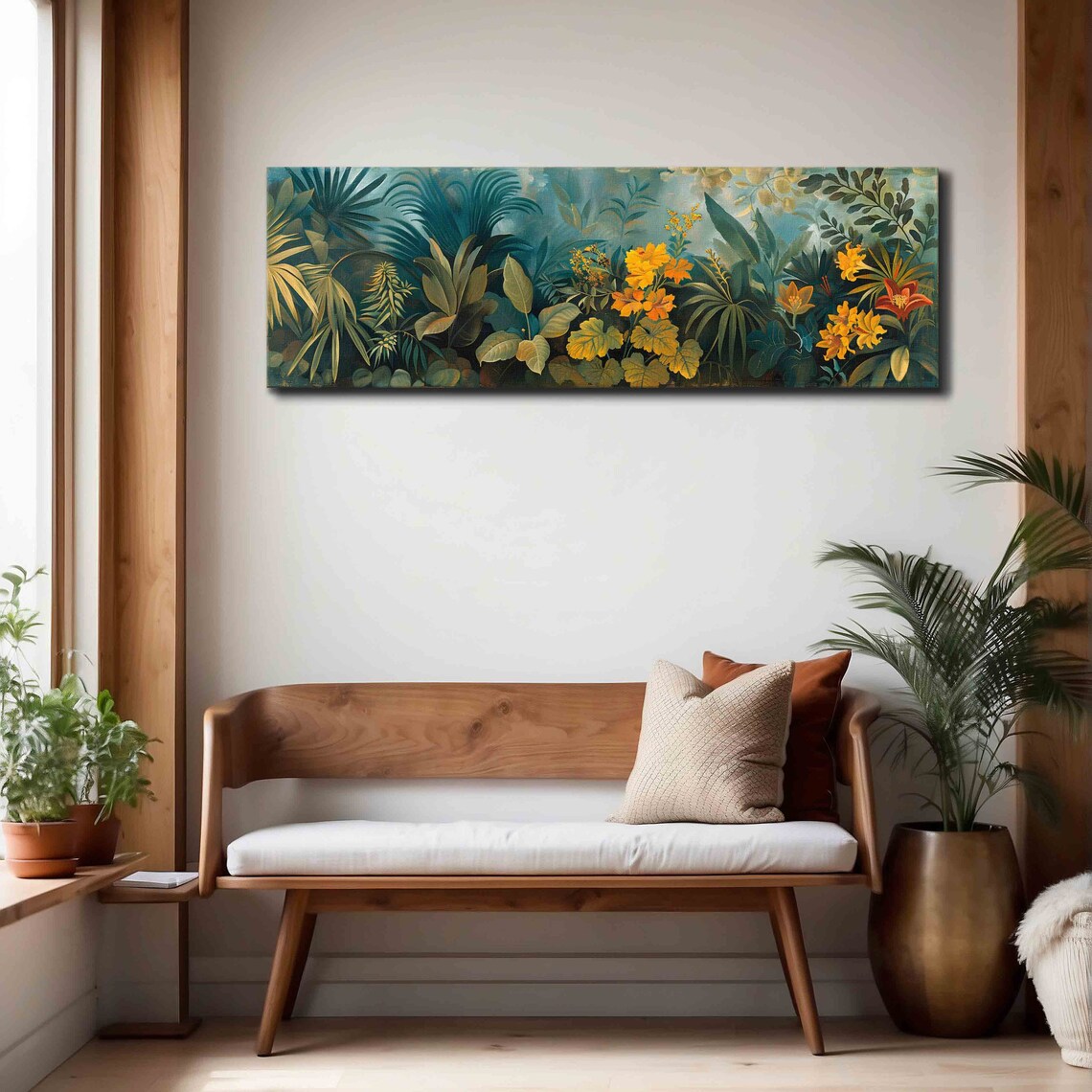 Panoramic Wildflower Botanical Wall Art Print - Image 4