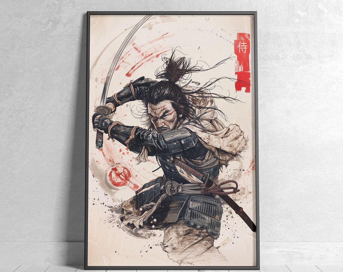 Samurai Warrior Japanese Culture Art Print