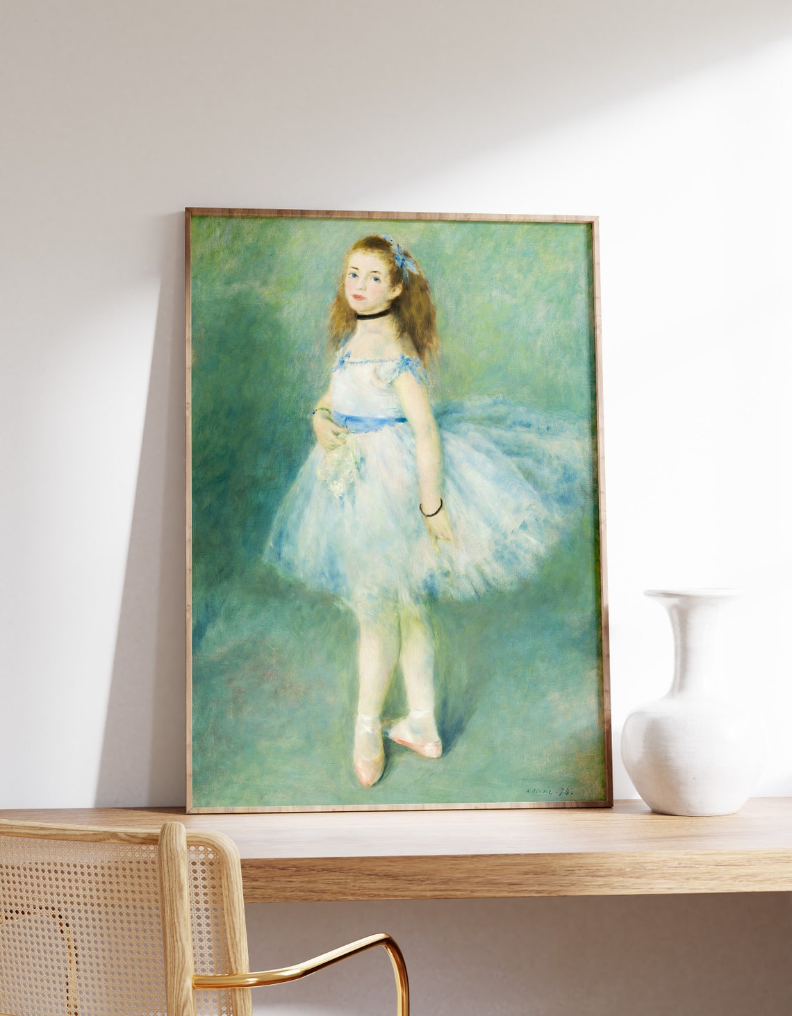 Auguste Renoir The Dancer 1874 Ballet Portrait Impressionist Poster