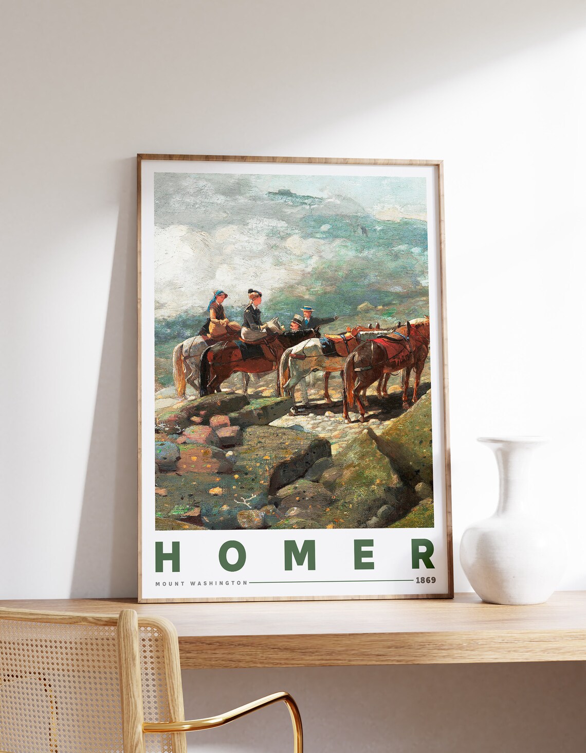 Winslow Homer, Mount Washington 1869 Poster Print