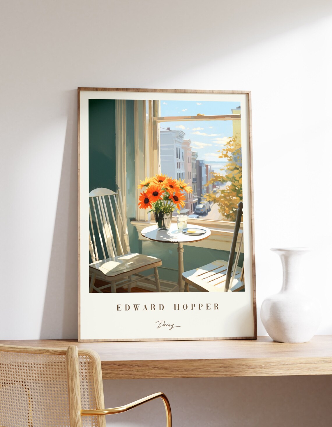 Daisy Poster, Edward Hopper Vintage Art Print
