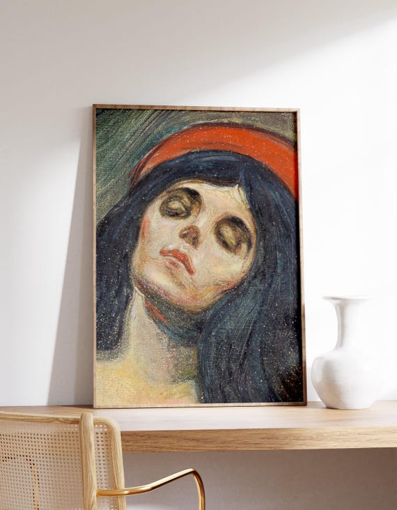 Edvard Munch Madonna Vintage Art Print