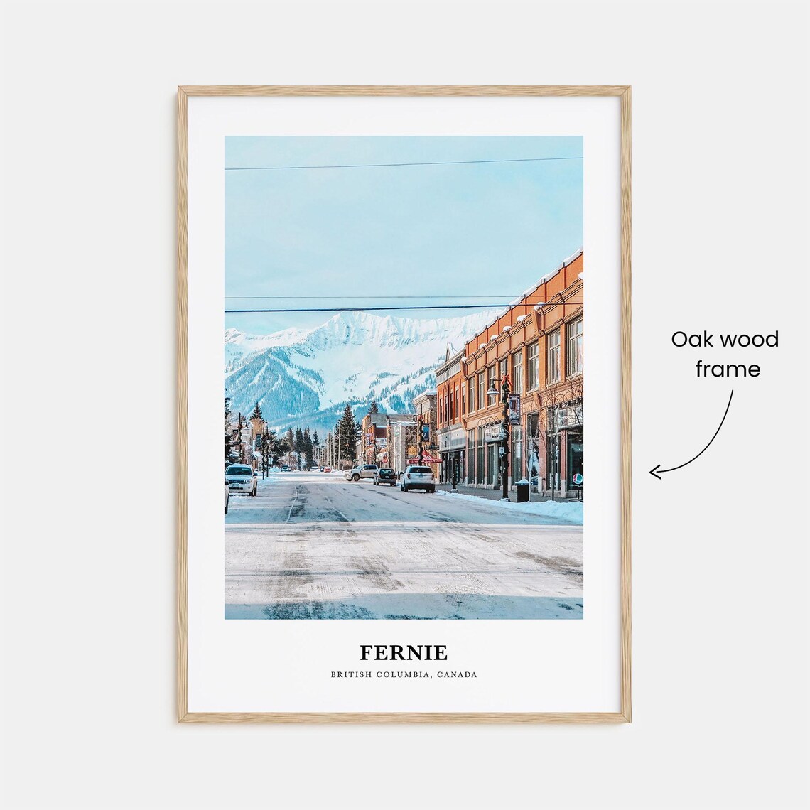 Fernie Travel Poster, British Columbia Canada - Image 3