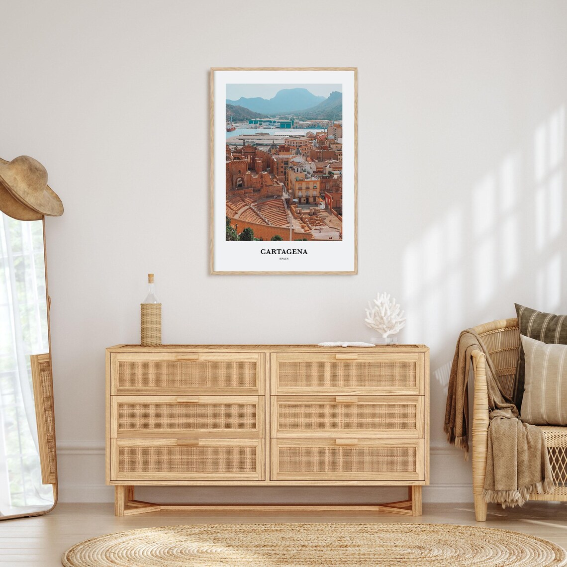 Cartagena Spain Roman Amphitheater Harbor Photo Travel Poster - Image 2