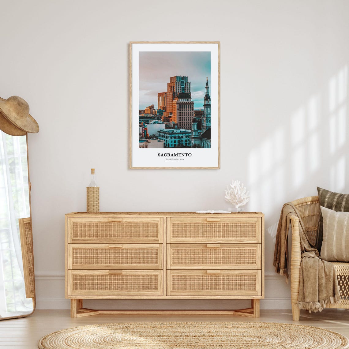 Sacramento Print Sacramento Photo Poster Sacramento Travel Wall Art Sacramento Map Print Sacramento Photography Print California Usa - Image 2
