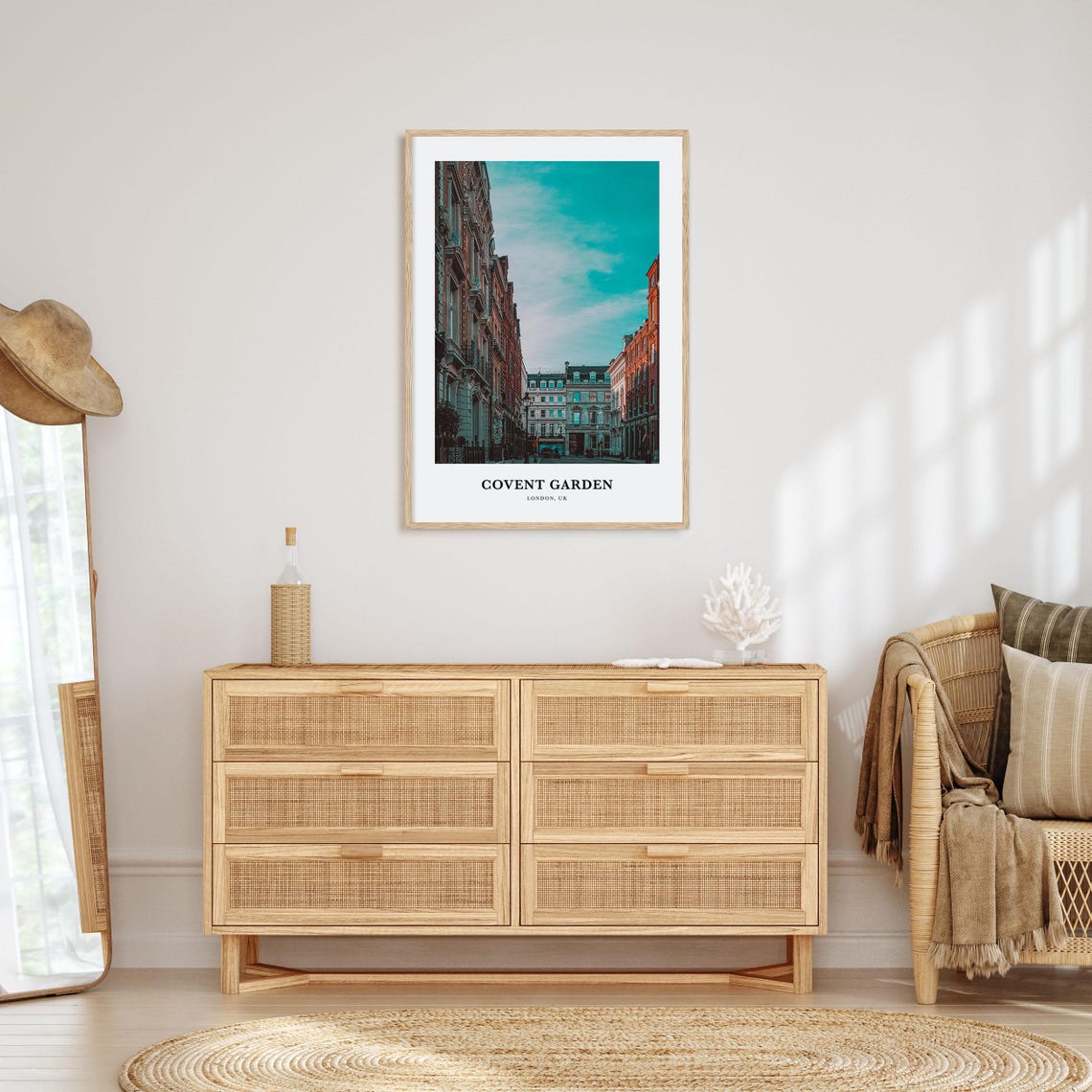 Covent Garden Print Covent Garden Photo Poster Covent Garden Travel Wall Art Covent Garden Map Covent Garden Photography London Uk - Image 2