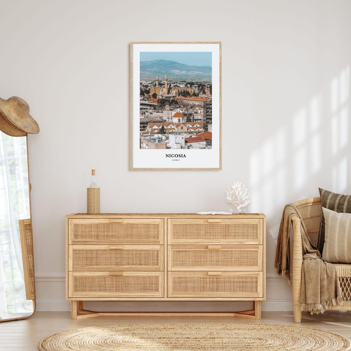 Nicosia Print Nicosia Photo Poster Nicosia Travel Wall Art Nicosia Map Print Nicosia Photography Print Nicosia Wall Dcor Cyprus - Image 2