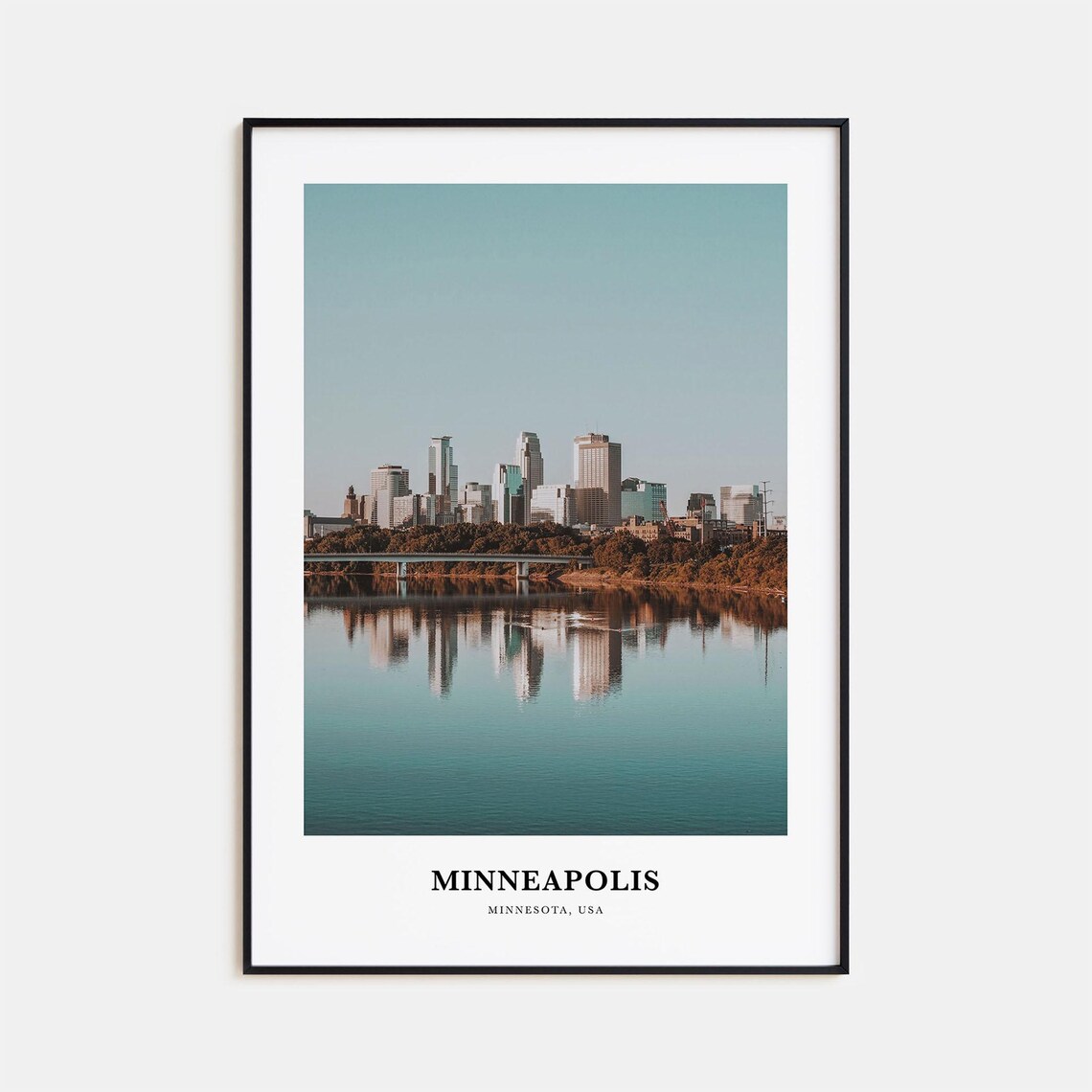 Minneapolis Print No 3 Minneapolis Photo Poster Minneapolis Travel Wall Art Minneapolis Map Minneapolis Photography Minnesota Usa