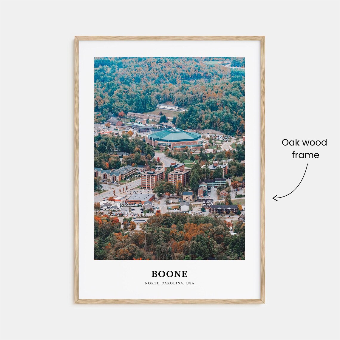 Boone Travel Poster, North Carolina Map Art Print - Image 3