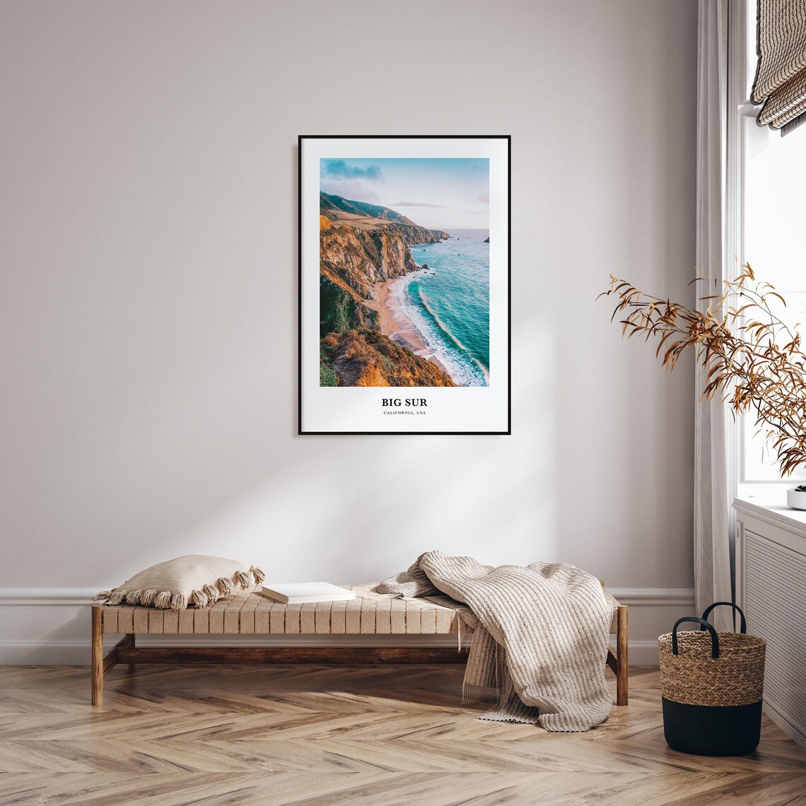 Big Sur Travel Poster, California Wall Art - Image 3