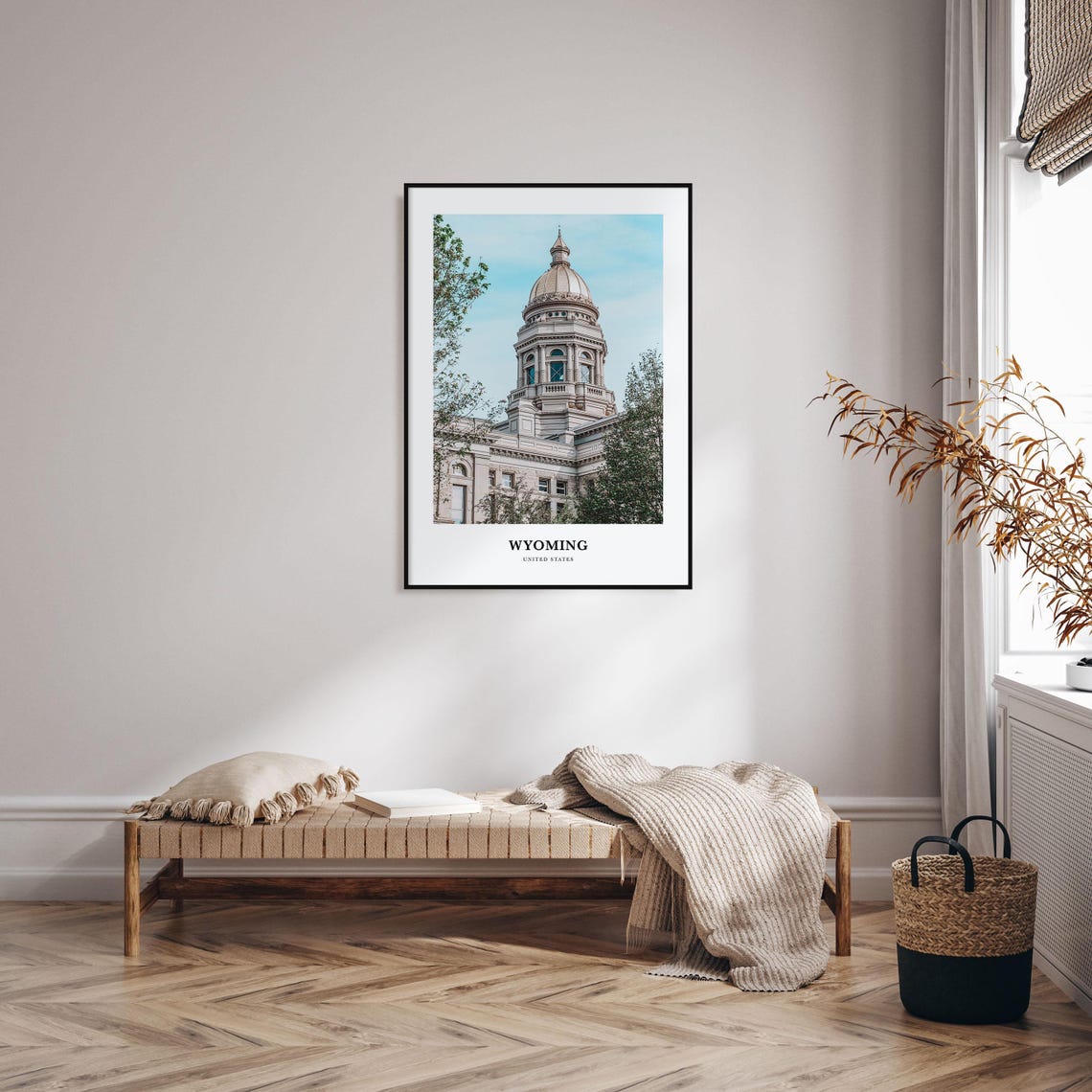 Wyoming Print Wyoming Photo Poster Wyoming Travel Wall Art Wyoming Map Print Wyoming Photography Wyoming Wall Dcor United States - Image 3