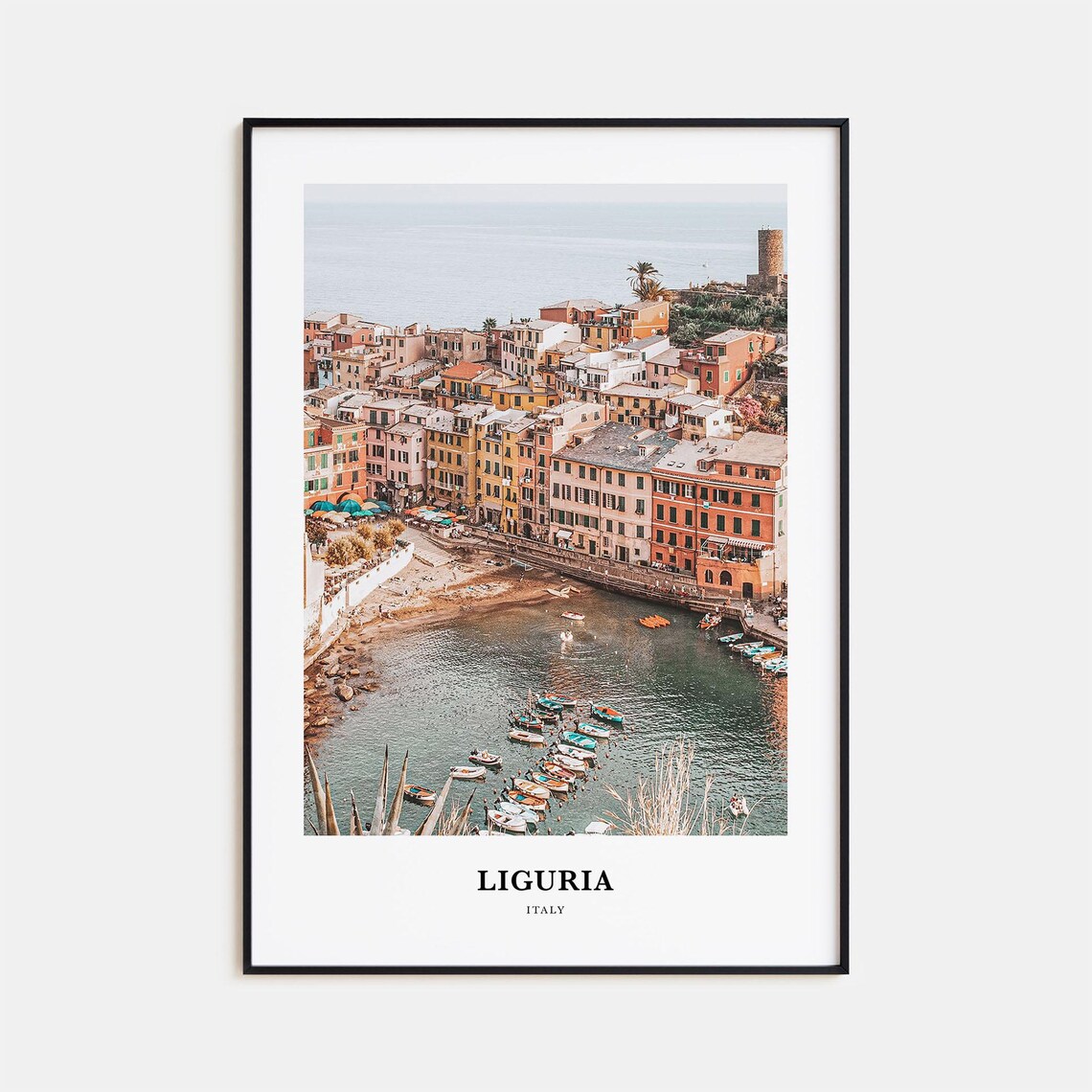 Liguria Print Liguria Photo Poster Liguria Travel Wall Art Liguria Map Print Liguria Photography Print Liguria Wall Dcor Italy