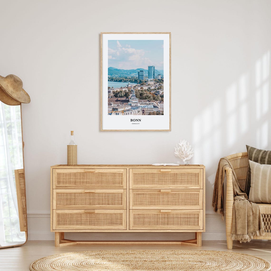 Bonn Print Bonn Photo Poster Bonn Travel Wall Art Bonn Map Print Bonn Photography Print Bonn Wall Dcor Germany - Image 2