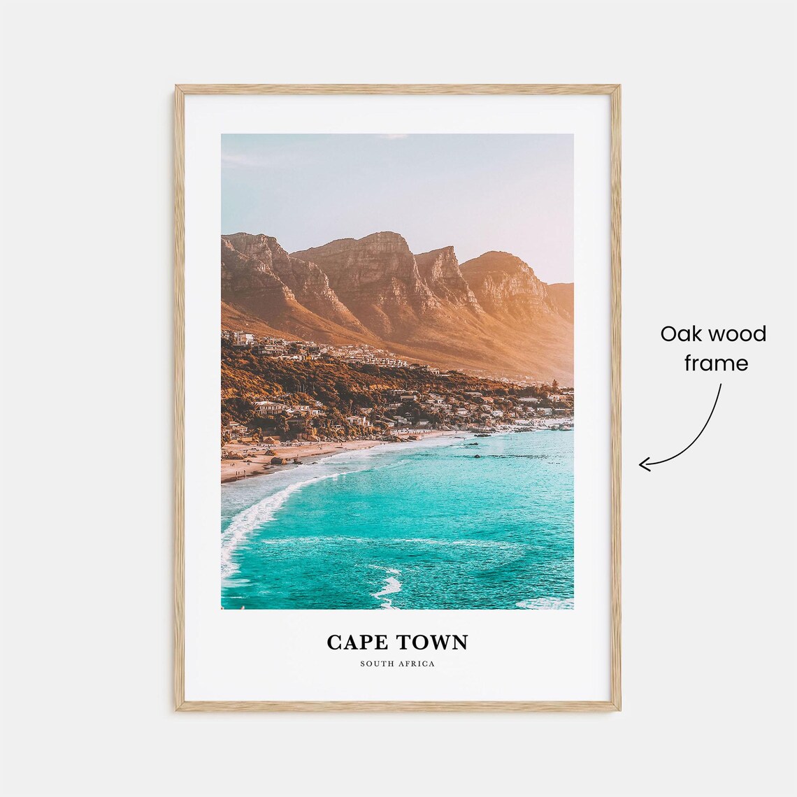 Cape Town Camps Bay Twelve Apostles Mountain Coast Travel Poster - Image 3