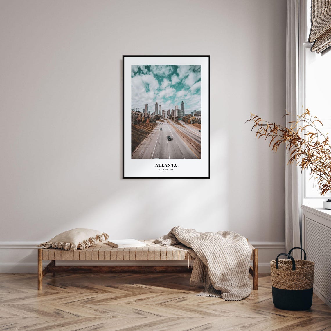 Atlanta Print No 1 Atlanta Photo Poster Atlanta Travel Wall Art Atlanta Map Print Atlanta Photography Atlanta Wall Dcor Georgia Usa - Image 4
