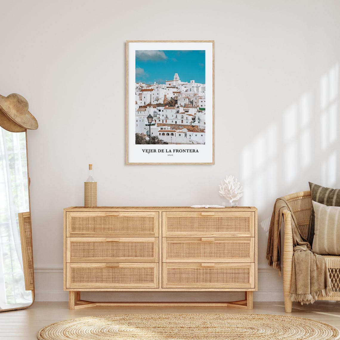 Vejer de la Frontera Whitewashed Hilltop Town Andalusia Spain Poster - Image 2