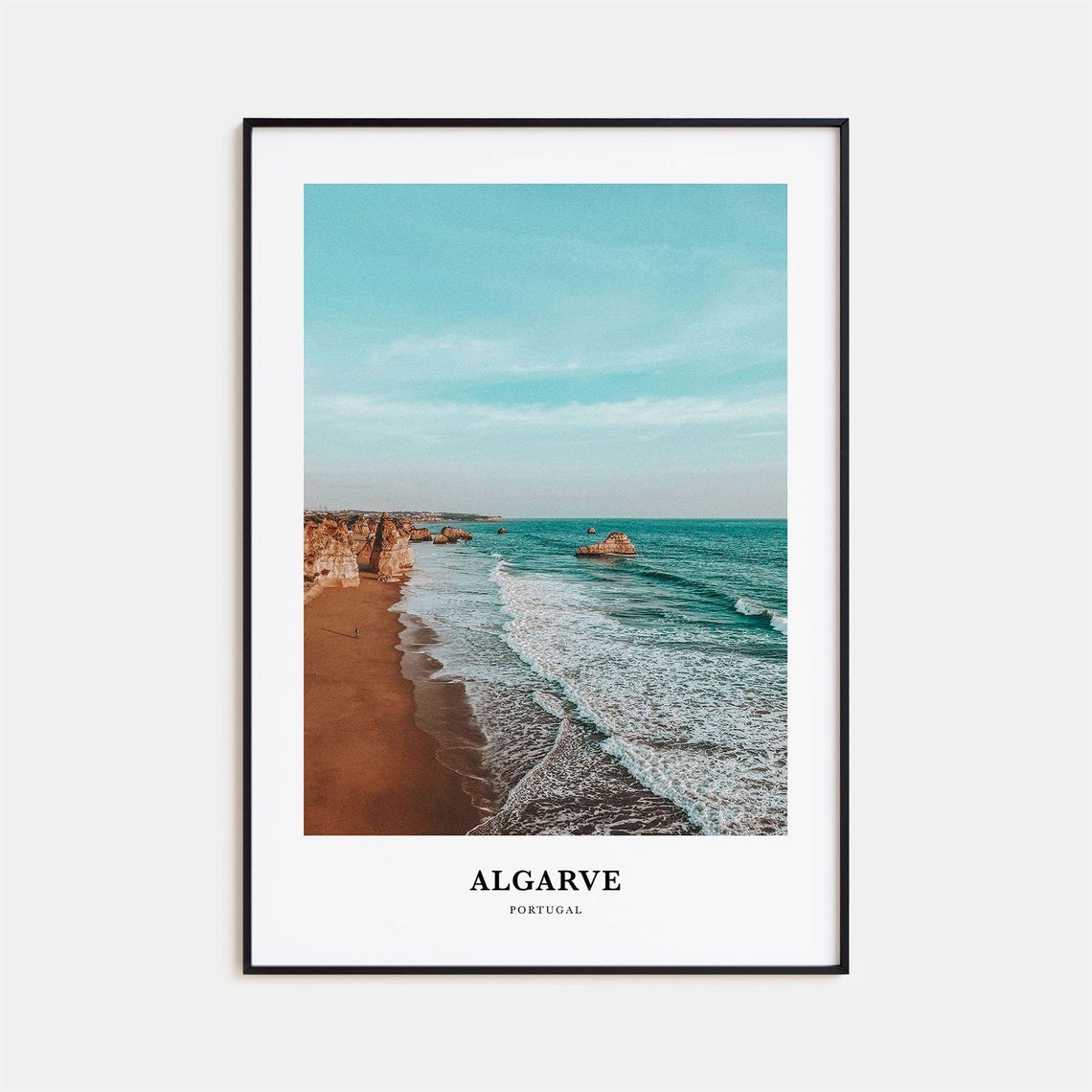 Algarve Print Algarve Photo Poster Algarve Travel Wall Art Algarve Map Print Algarve Photography Print Algarve Wall Dcor Portugal