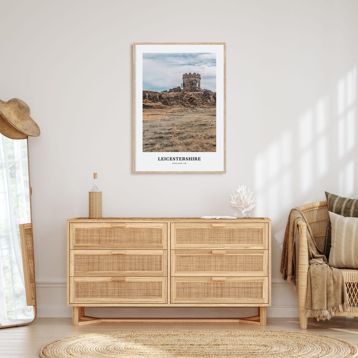 Leicestershire England Old John Tower Rocky Hill Photo Poster - Image 2