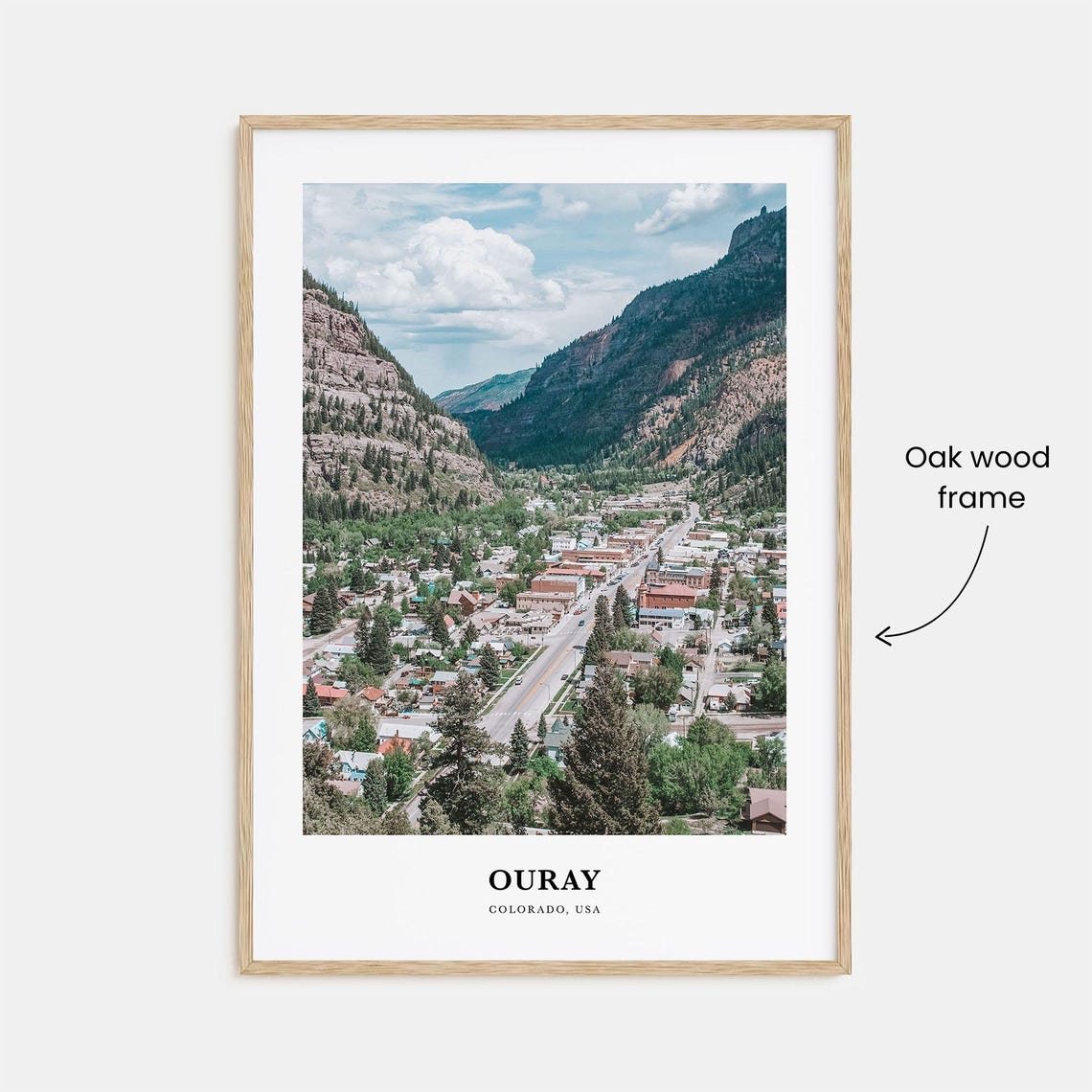 Ouray Print Ouray Photo Poster Ouray Travel Wall Art Ouray Map Print Ouray Photography Print Ouray Wall Dcor Colorado Usa - Image 3