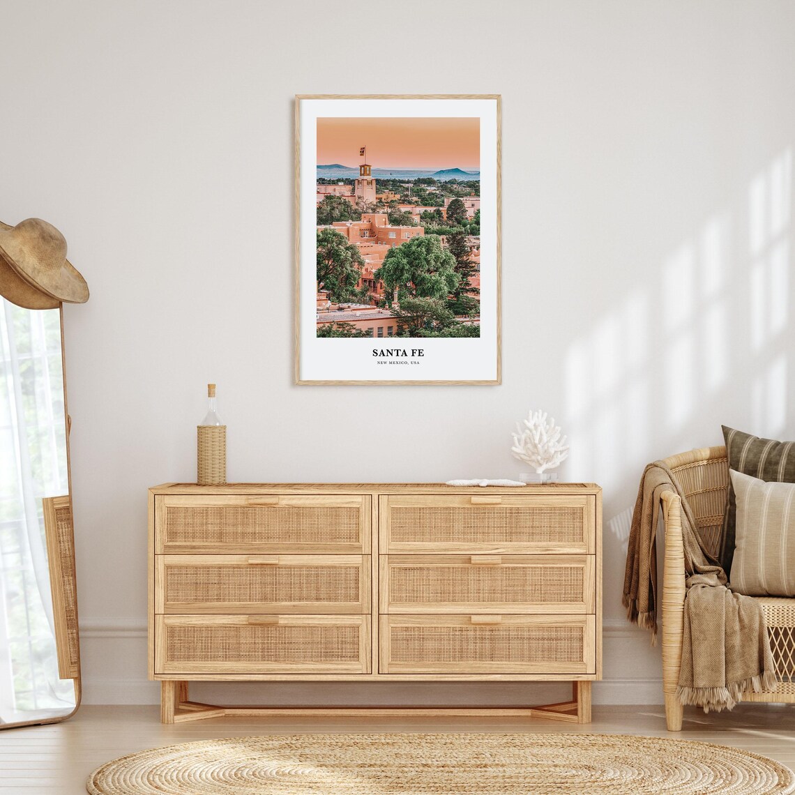 Santa Fe Photography New Mexico Travel Poster - Image 2