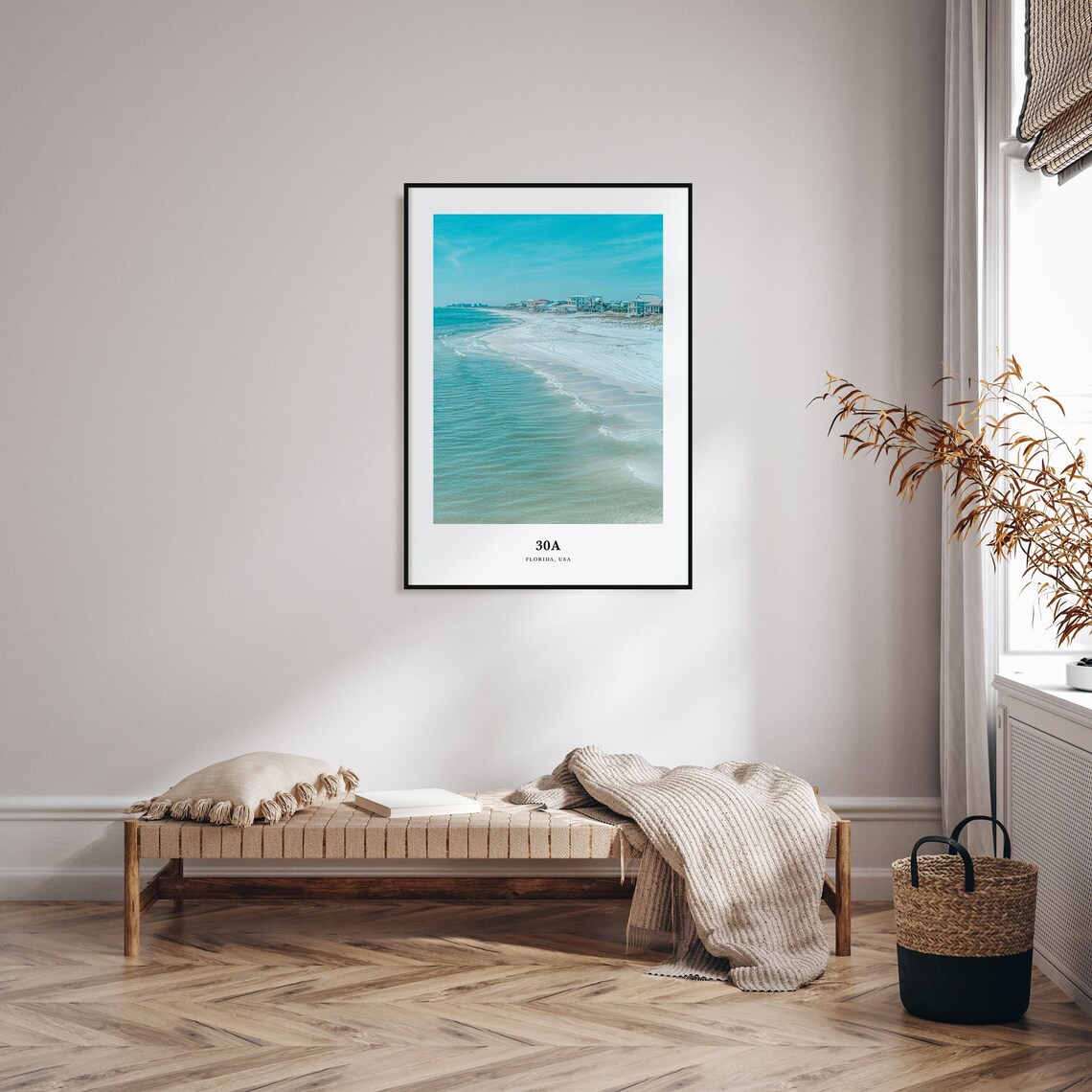 30A Florida Travel Poster, Travel Wall Art - Image 3