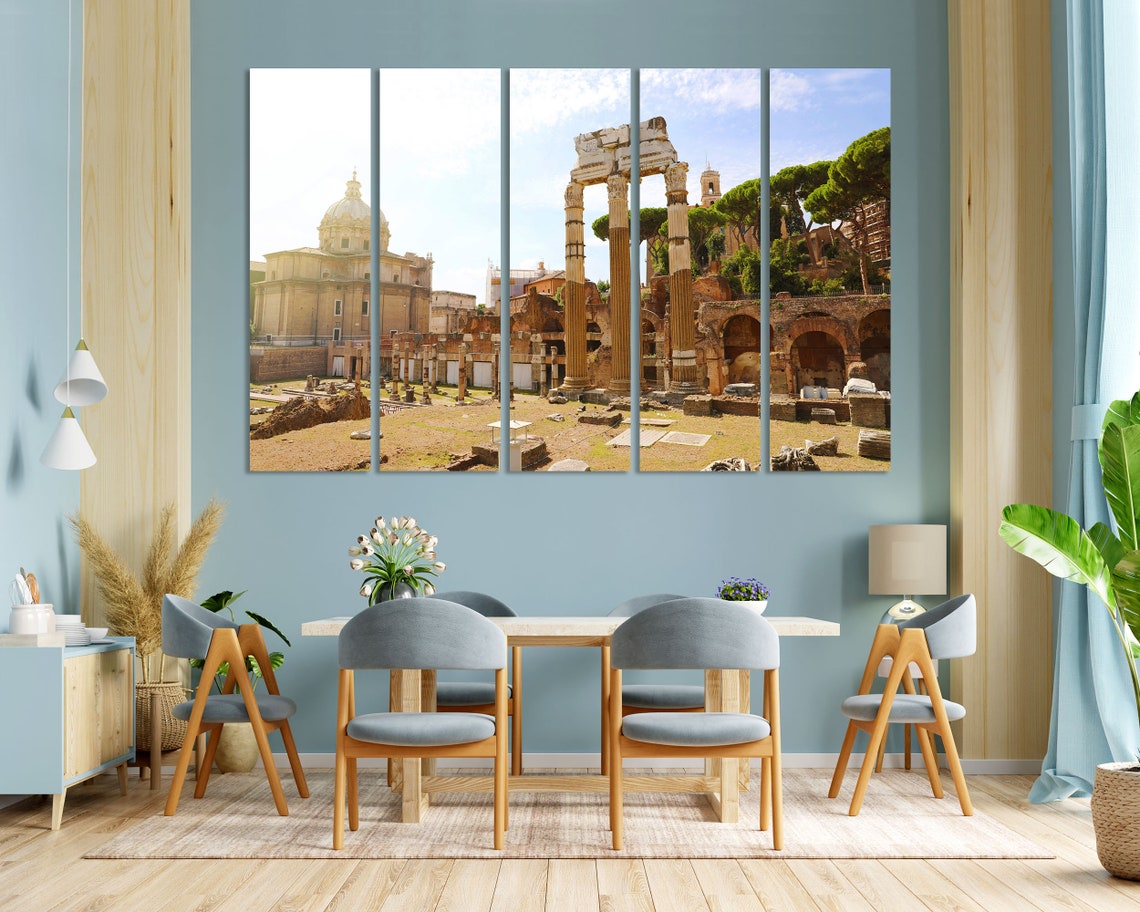 Architecture And Landmark Of Antique Rome Picture Art For Wall Italy Art For Gift Italy Decoration Antique Rome Pictures Print On - Image 3