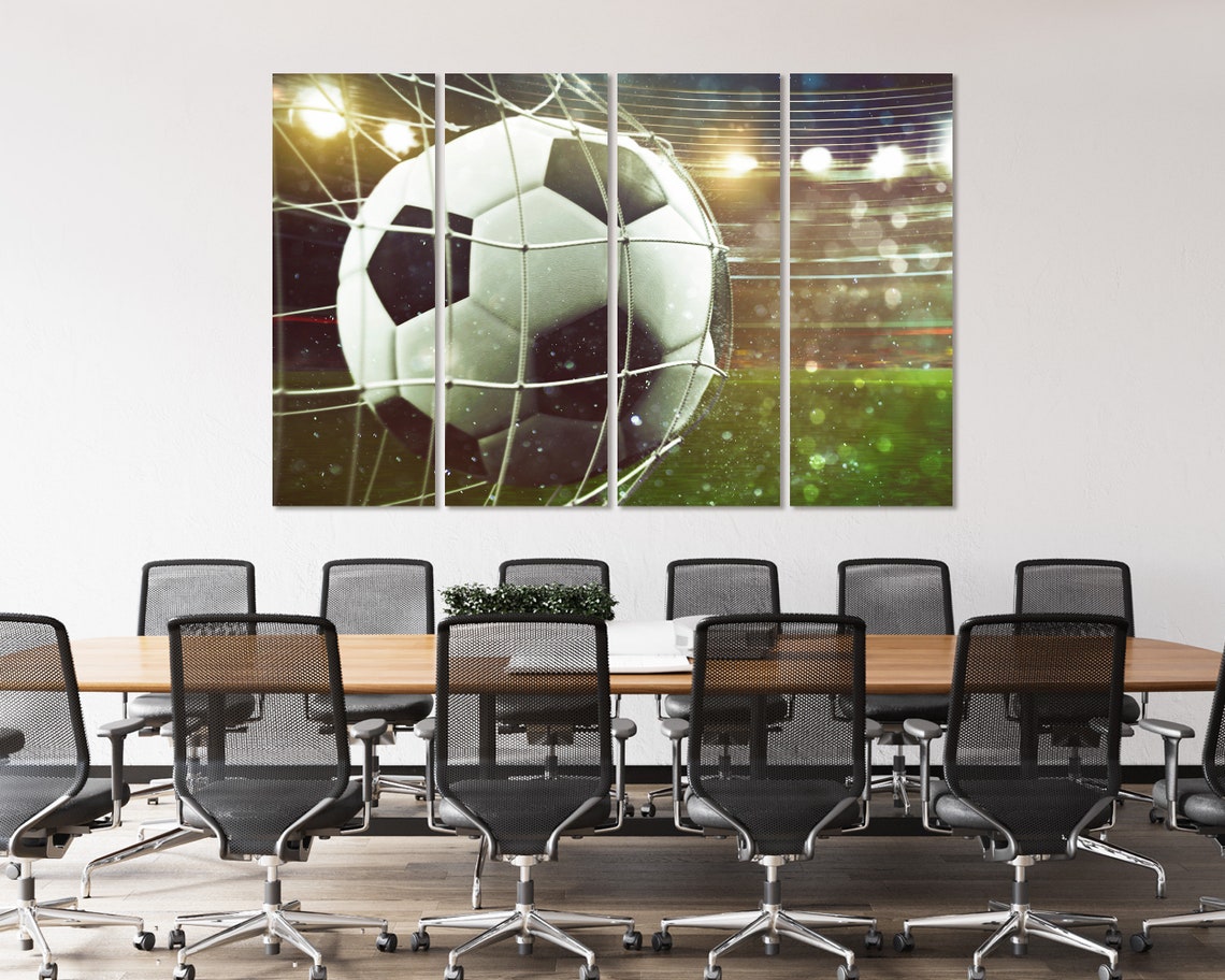 Soccer Ball Photo Print Art Football Ball Home Decor For Wall Soccer Large Art For Wall Game With Ball Pictures Art On For Gift - Image 4