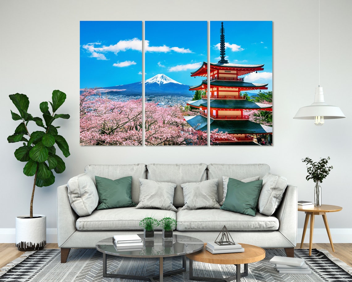 Japan Nature Painting Art For Wall Fuji Mountain Pictures Print Fuji Hakone Izu National Park In Japan Fuji Mountain Travel Art - Image 7