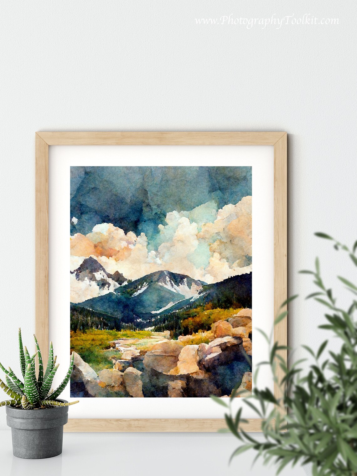 Rocky Mountain Art Print, Canadian Rockies Poster - Image 5