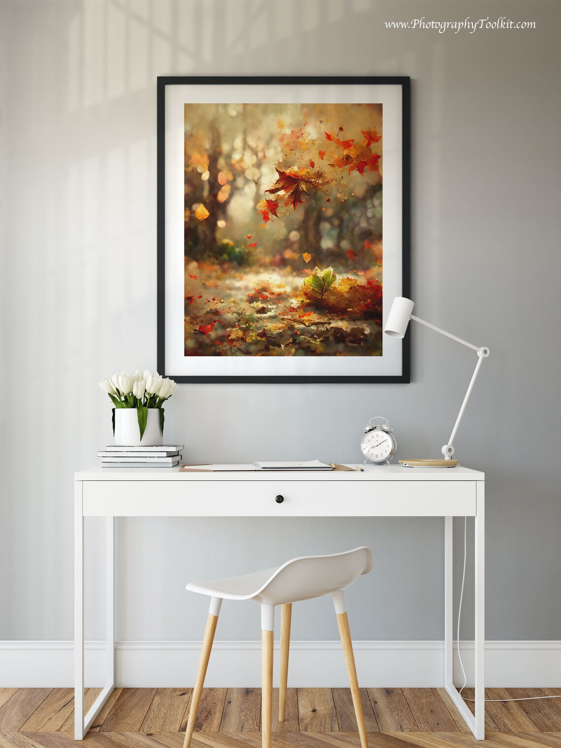 Autumn Landscape, Vintage Style Art Print - Image 2