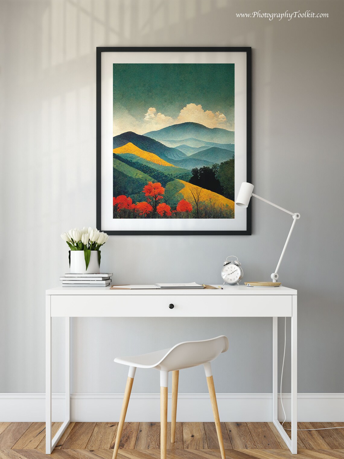 Shenandoah National Park Autumn Trees Blue Ridges Vintage Poster - Image 2