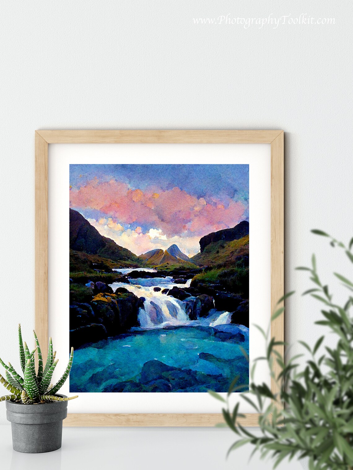 Isle Of Skye Fairy Pools Vintage Travel Poster - Image 5