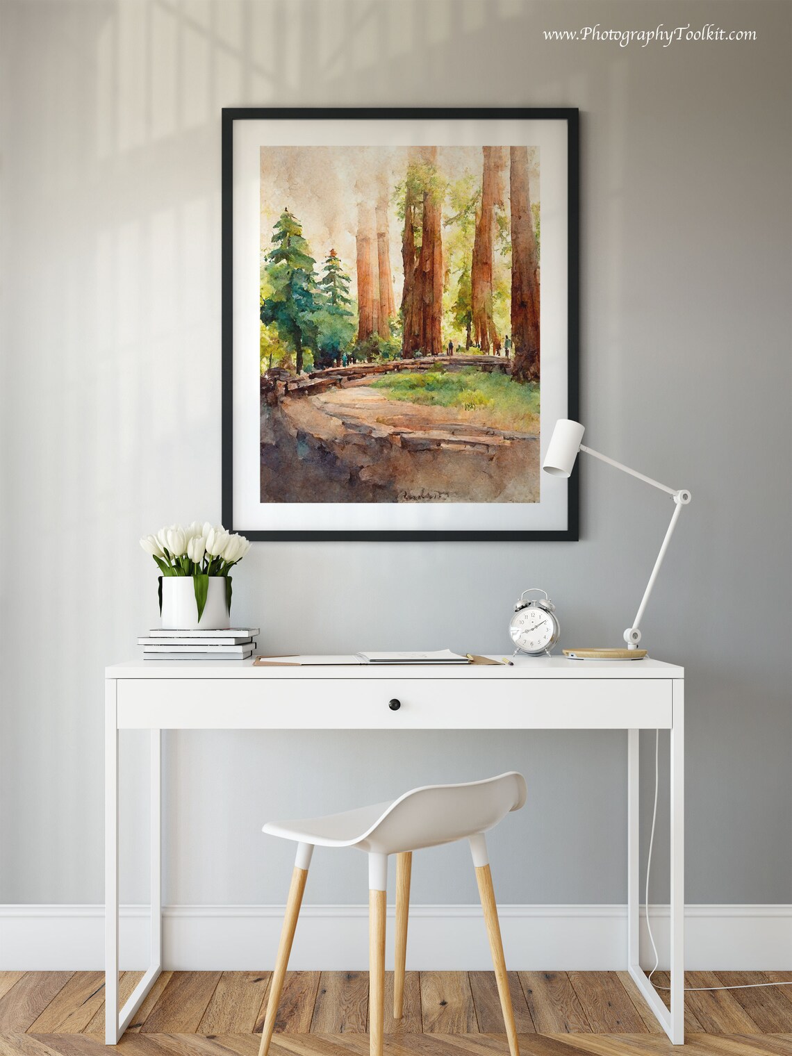 Redwood National Park Vintage Travel Poster Art Print - Image 2