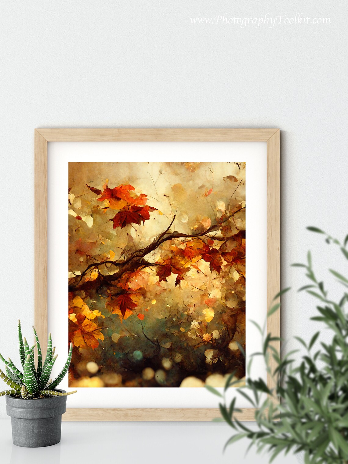 Autumn Landscape Fall Wall Decor Art Print - Image 5