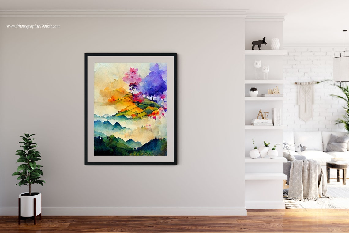 Vietnam Wall Art Prints Vietnam Watercolor Painting Vietnam Wall Decor Vietnam Poster Print Vietnam Photo Vietnam Wall Art Asia Poster - Image 4