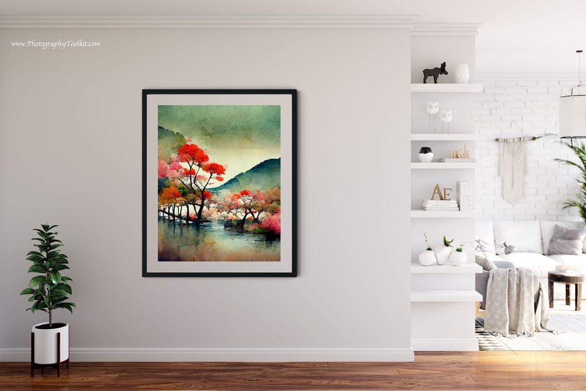 Arashiyama Kyoto Travel Poster, Japanese Wall Art - Image 4