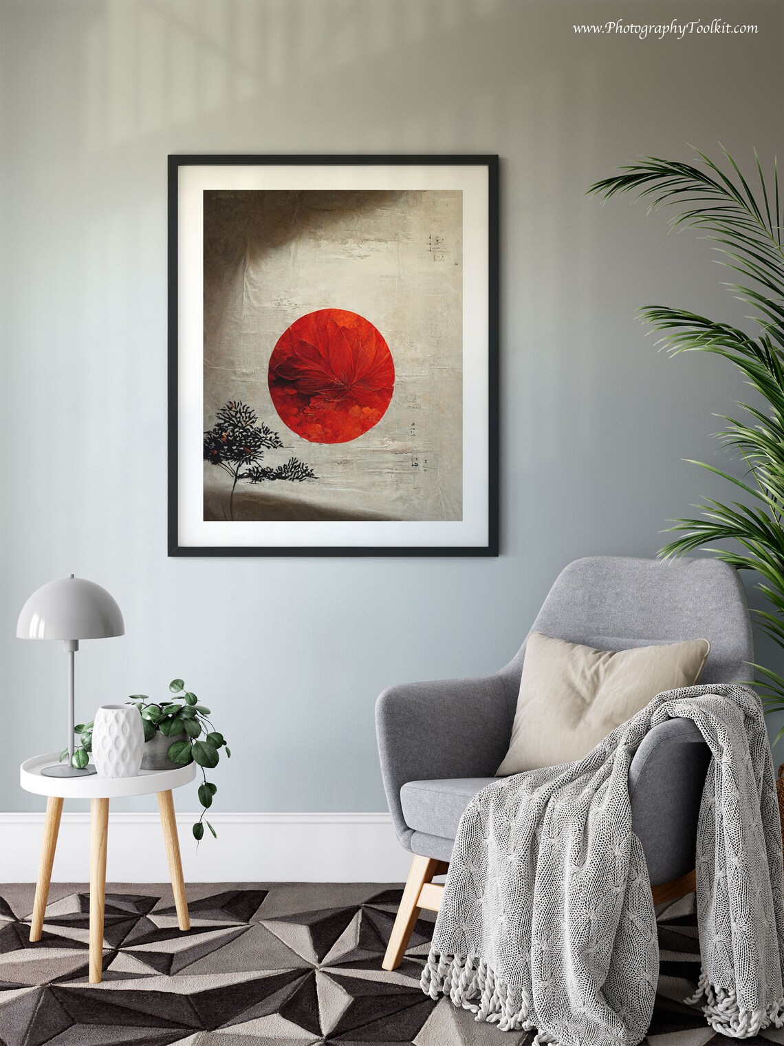 Vintage Japanese Art, Abstract Wall Art Print - Image 6