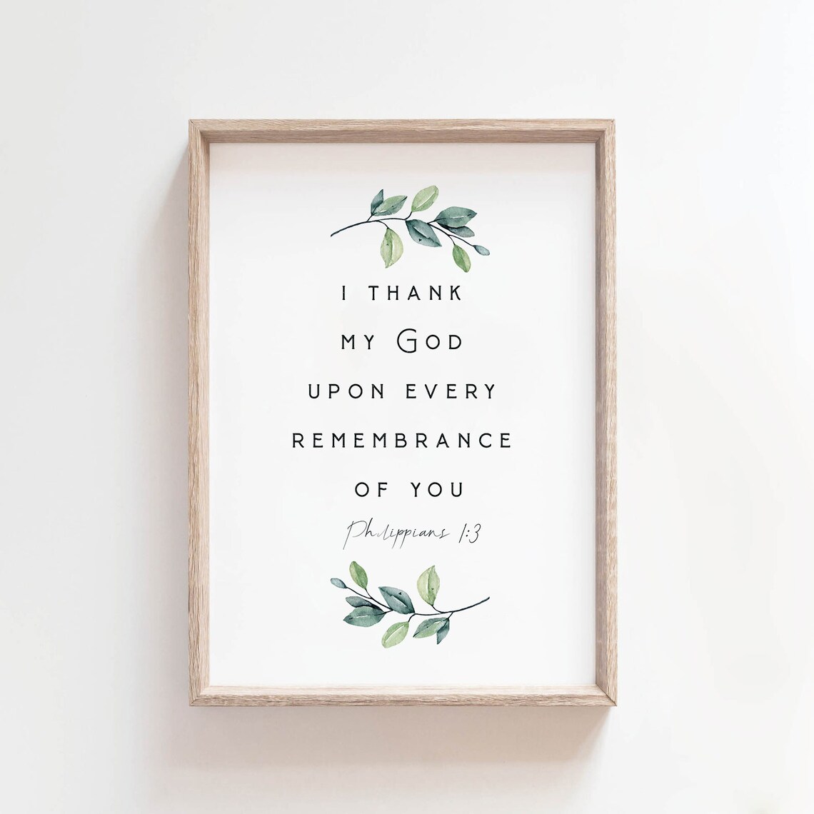 Philippians 13 Minimalist Scripture Art Print - Image 2