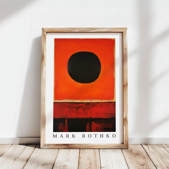 Mark Rothko Poster Abstract Expressionism Color Field Print Mark Rothko Print Modern Abstract Museum Poster Modern Wall Decor