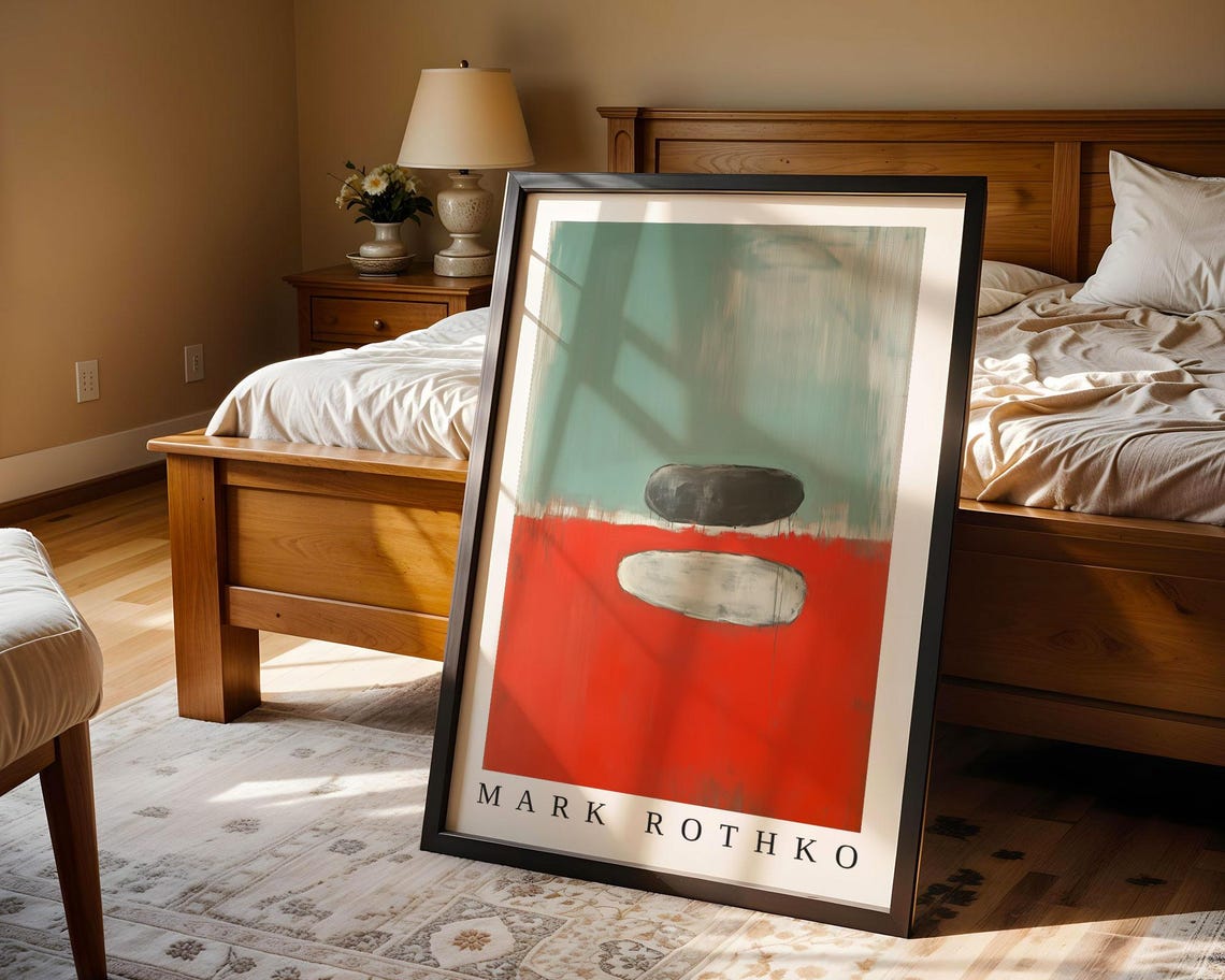Mark Rothko Poster Abstract Expressionism Color Field Print Mark Rothko Print Modern Abstract Museum Poster Modern Wall Decor - Image 4