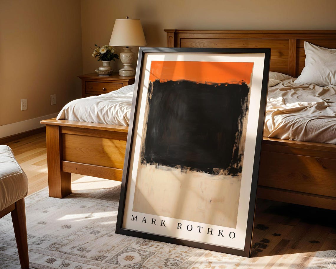 Mark Rothko Poster Abstract Expressionism Color Field Print Mark Rothko Print Modern Abstract Museum Poster Modern Wall Decor - Image 4