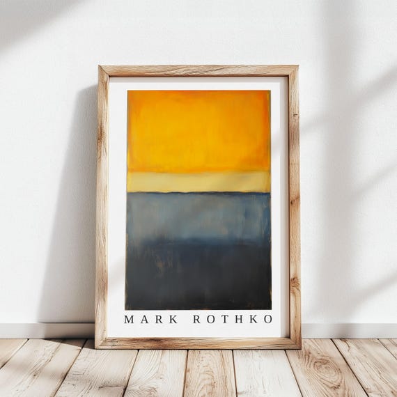 Mark Rothko Poster, Abstract Expressionism