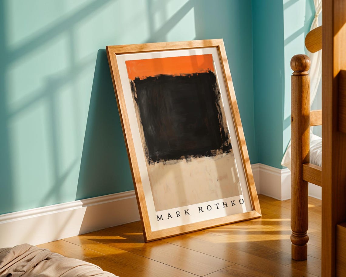 Mark Rothko Poster Abstract Expressionism Color Field Print Mark Rothko Print Modern Abstract Museum Poster Modern Wall Decor - Image 3