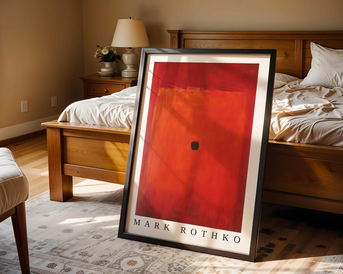 Mark Rothko Poster Abstract Expressionism Color Field Print Mark Rothko Print Modern Abstract Museum Poster Modern Wall Decor - Image 4