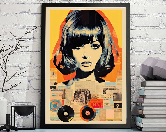 Woman Music Vintage Poster Prints Beautiful Home Decor And Wall Art 101